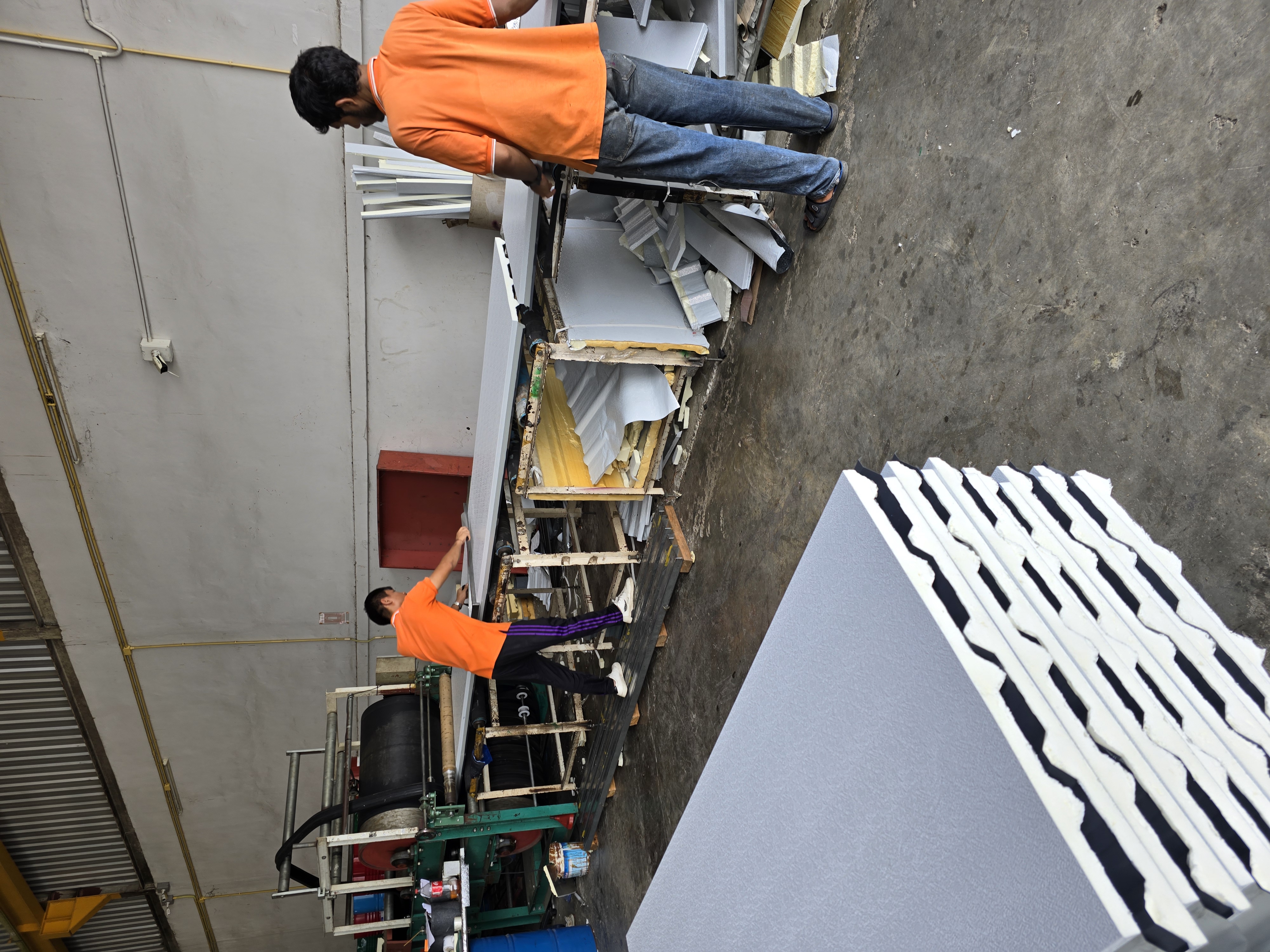 Foam installation project